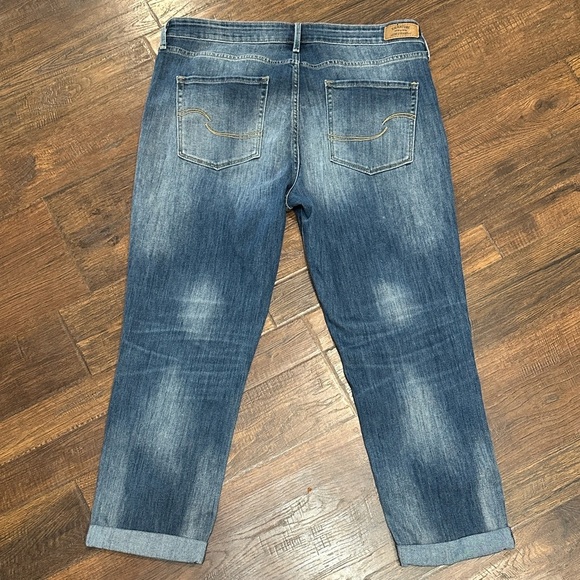 Signature by Levi Strauss Modern Slim Cuffed Blue Jeans 16-W33 - Picture 4 of 7